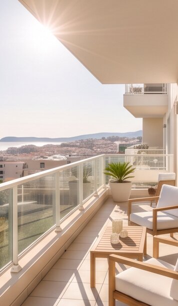Appartement avec terrasse vue mer